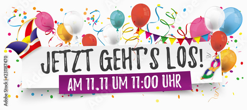 Jetzt Gehts Los 11.11 um 11 Uhr Faschingsanfang