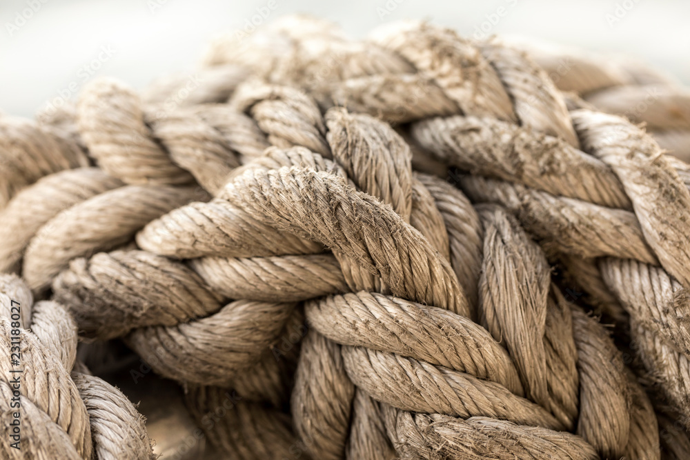 Rope Close Up View Rope Close Up View
