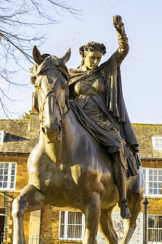 Statue of the White Lady in England.