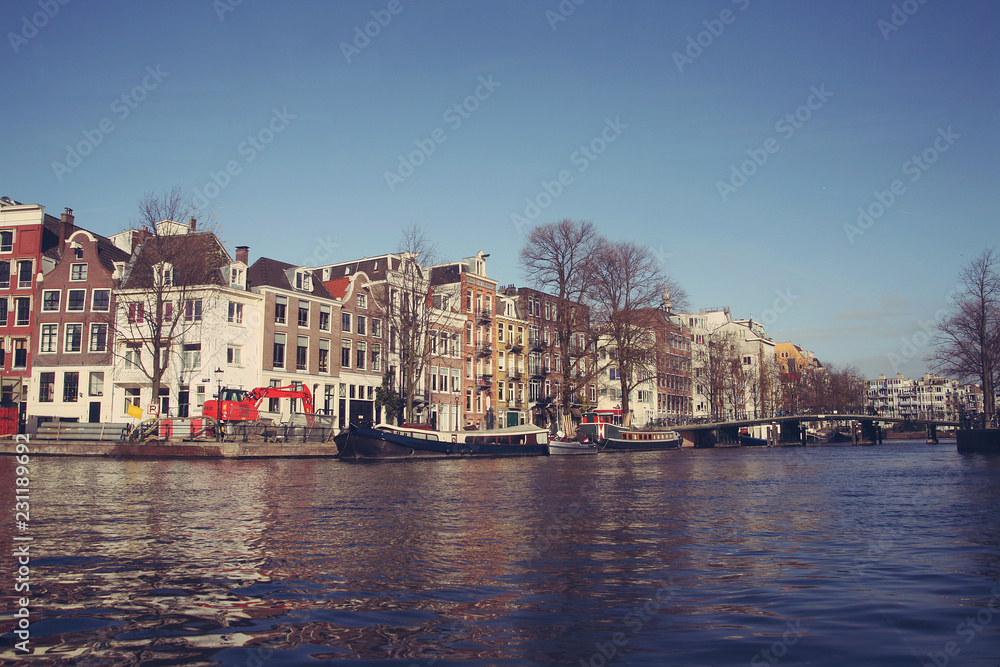 Amsterdam, Holland, Netherlands - November, 2013