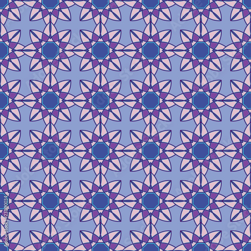 Seamless decorative abstract pattern