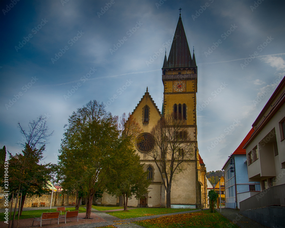 Church of St. Aegidius. Unesco town Bardejov, Slovakia Church of St. Aegidius. Unesco town Bardejov, Slovakia