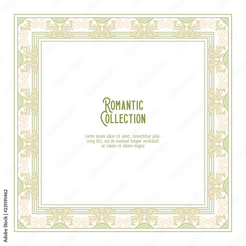 Template for invitation, greeting card banner Template for invitation, greeting card banner