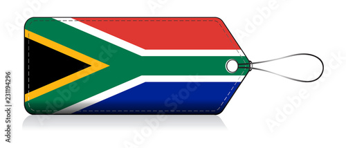 South African emoji flag, Label of  Product made in South Africa