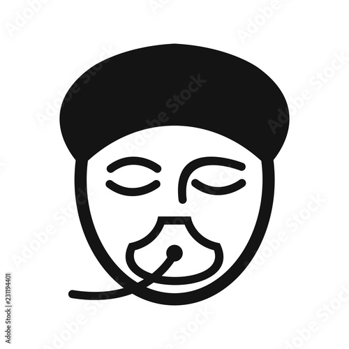 Anesthesia Medical Glyph Icon