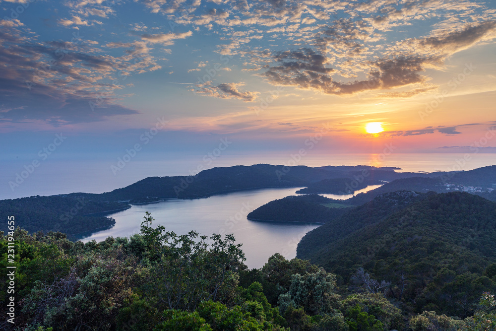 Fototapeta premium Landscapes image of beautiful island Mljet in Croatia