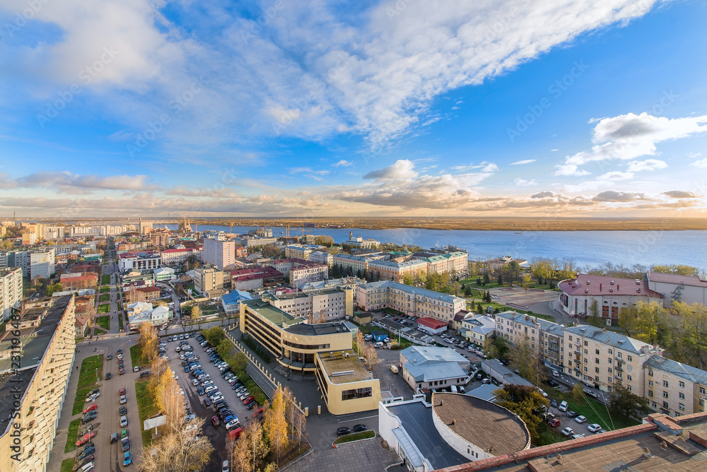 Fototapeta premium Arkhangelsk bird's eye view