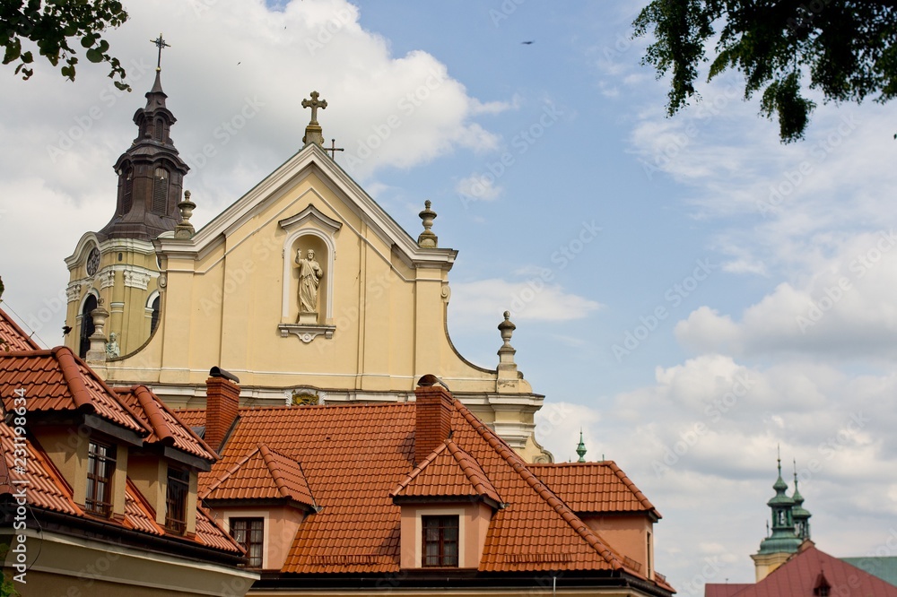 The picturesque architecture of the old European city The picturesque architecture of the old European city