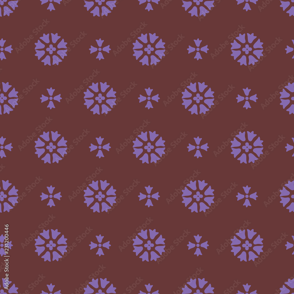 seamless floral pattern with geometric seamless floral pattern with geometric
