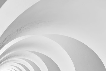 art and design of architecture ceiling - modern curve pattern