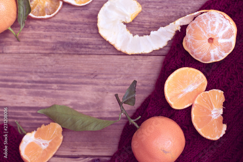 tangerines and vinous sweater