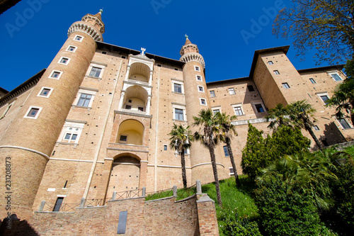 The Ducal Palace in Urbino, Italy photo