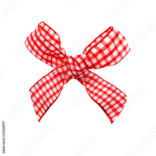 Rote Karierte Schleife