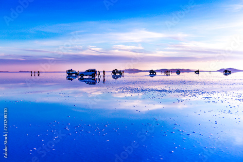 Foto Sanset in Uyuni