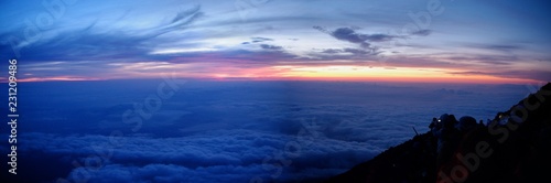 富士山山頂から