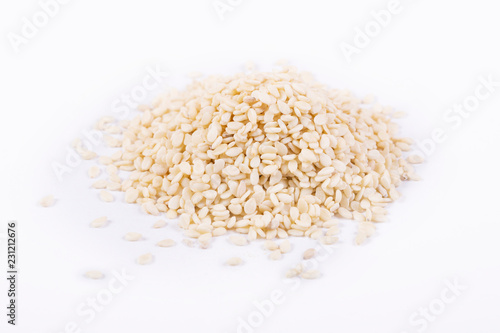Sesame. Closeup of grains, background use.