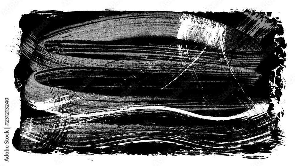 Brush stroke and texture. Smear brush on a white background. Brush stroke and texture. Smear brush on a white background.