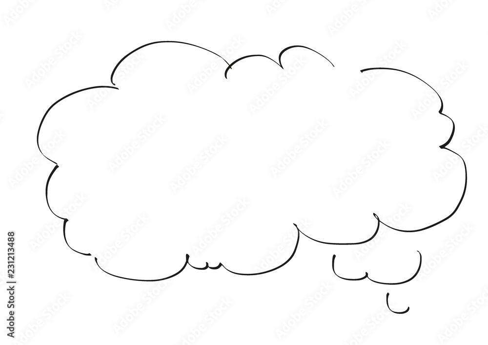 Infographic design white thought bubble drawing icon Infographic design white thought bubble drawing icon