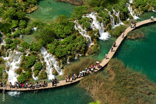 Im Nationalpark Plitvicer Seen, Kroatien