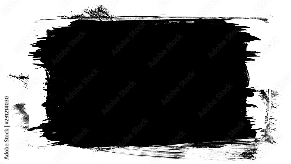 Brush stroke and texture. Smear brush on a white background. Brush stroke and texture. Smear brush on a white background.