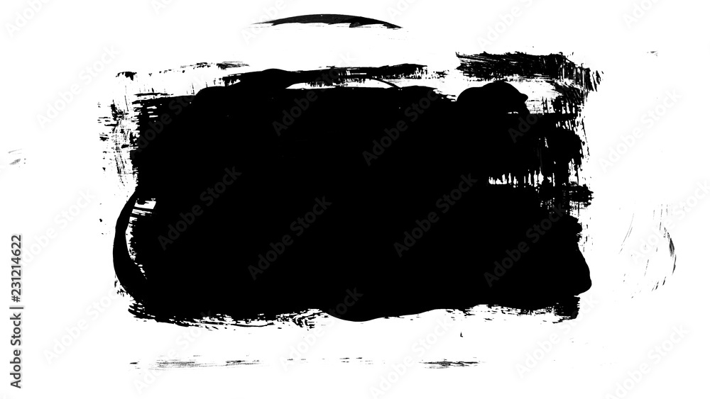Brush stroke and texture. Smear brush on a white background. Brush stroke and texture. Smear brush on a white background.