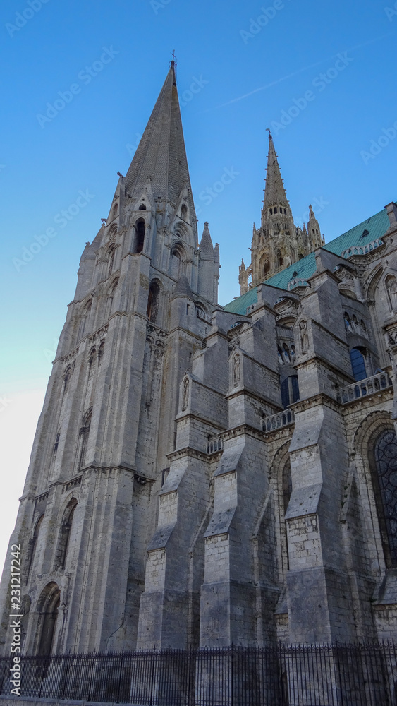 Chartres is the beautiful city in France Chartres is the beautiful city in France