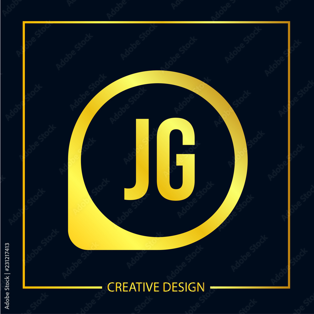 Initial Letter JG Logo Template Design Vector Illustration Initial Letter JG Logo Template Design Vector Illustration