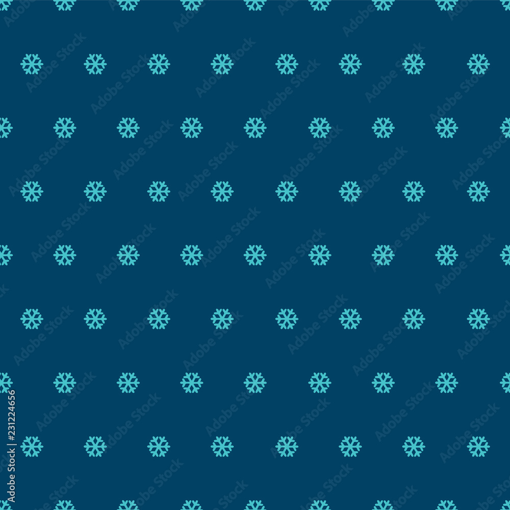 Blue Christmas pattern with snowflakes, vector illustration Blue Christmas pattern with snowflakes, vector illustration