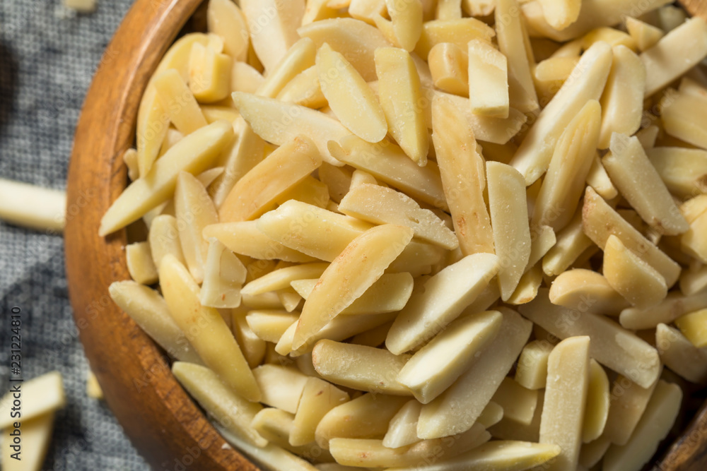 Raw Organic Slivered Almonds Raw Organic Slivered Almonds