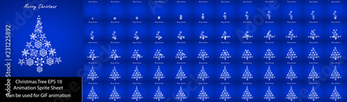 Christmas Santa Laughing and wishing animation sprite sheet, Can be used for GIF animation