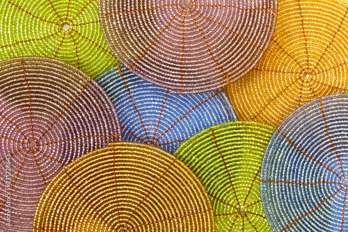 Obraz na płótnie Beaded Background w salonie