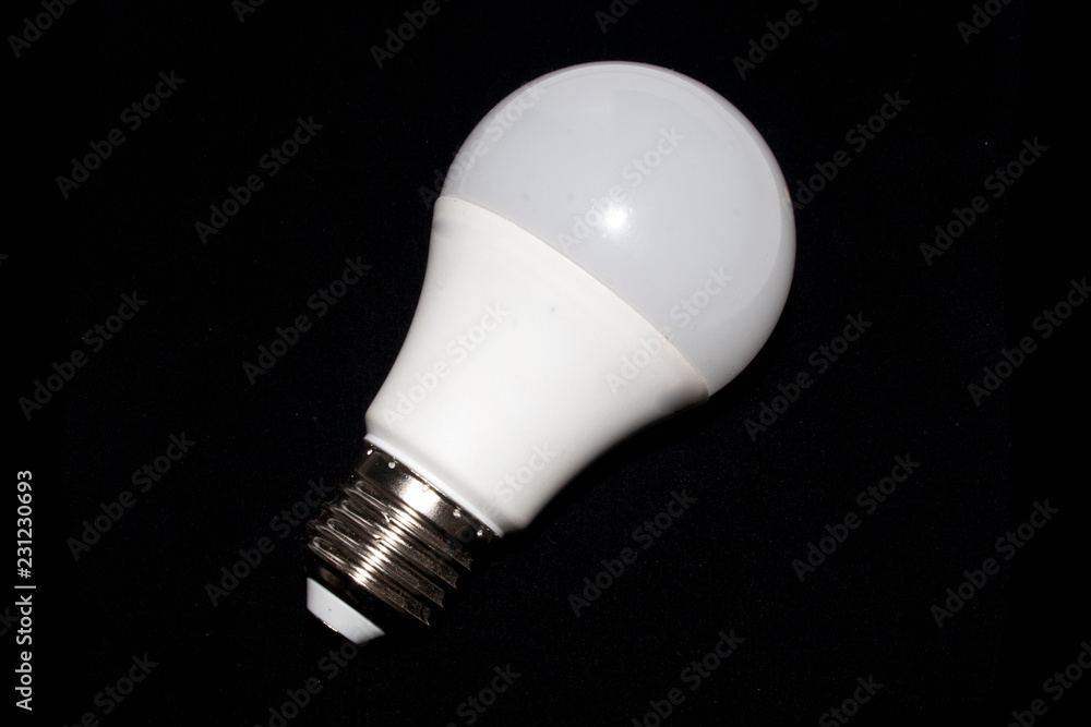 light bulb isolated on black background light bulb isolated on black background