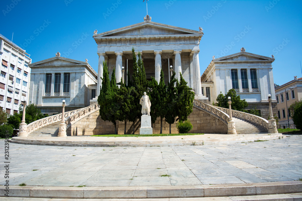 The Athenian Trilogy: The three neoclassical buildings, the university, national library and the Academy