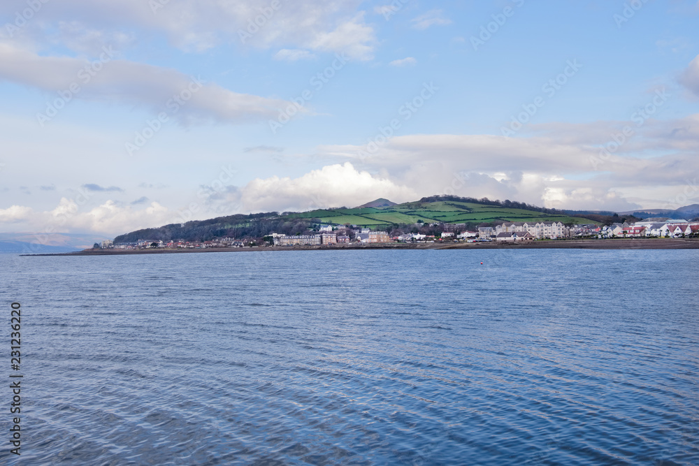 Largs Town in Scotland