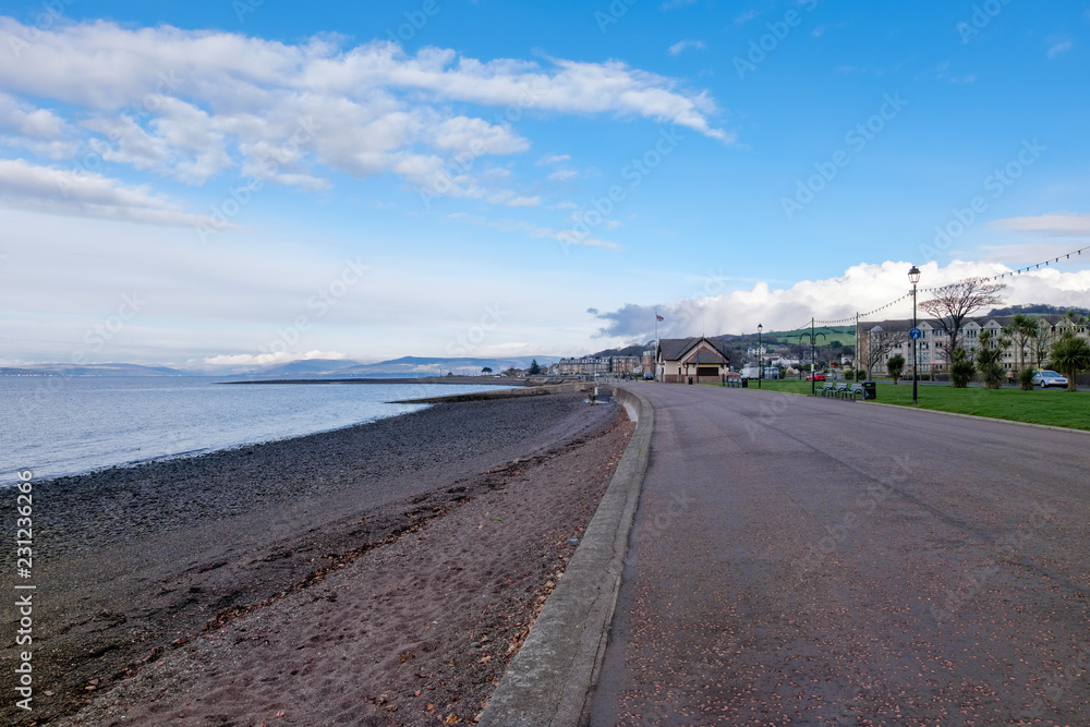 Largs Seafront Looking North