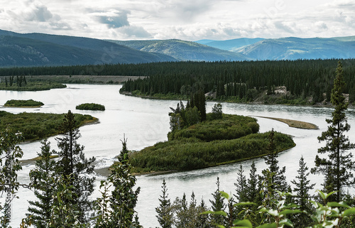 islands Yukon River Yukon Territory Canada