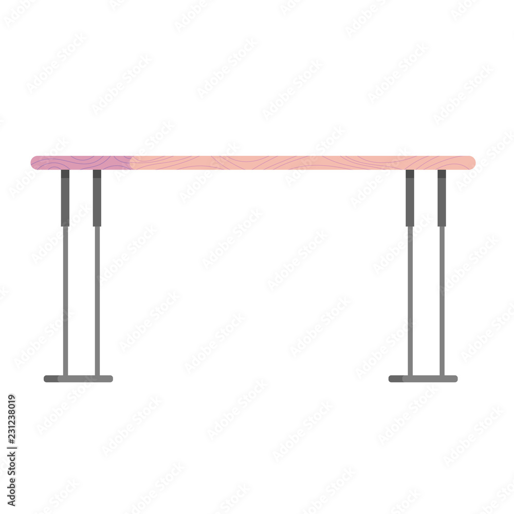 Vector of a modern table with wooden texture Vector of a modern table with wooden texture
