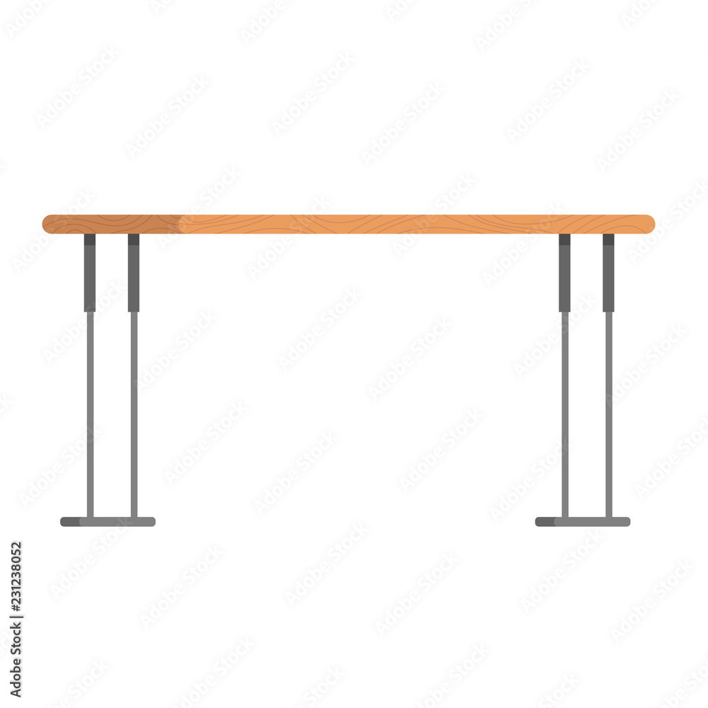 Vector of a modern table with wooden texture Stock Vector | Adobe Stock