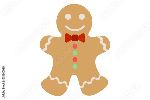Galleta de personaje de navidad.