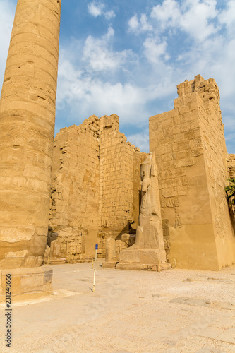 The temple in Karnak photo