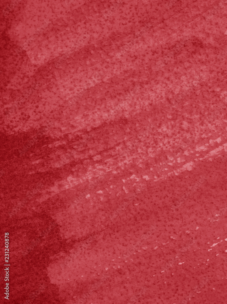 Fototapeta premium Red abstract background in watercolor style;