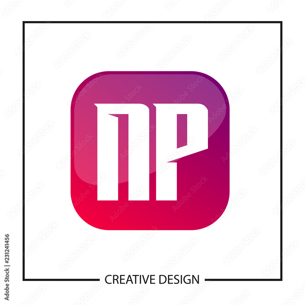 Initial Letter NP Logo Template Design Vector Illustration Initial Letter NP Logo Template Design Vector Illustration