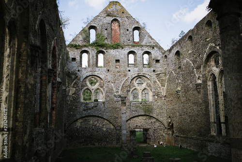Ruins of an old Abbeye in Belgium