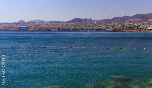 Eilat on the Gulf of Aqaba ...