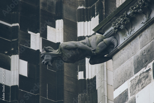 Gargoyles and Koln (COlogne) cathedral