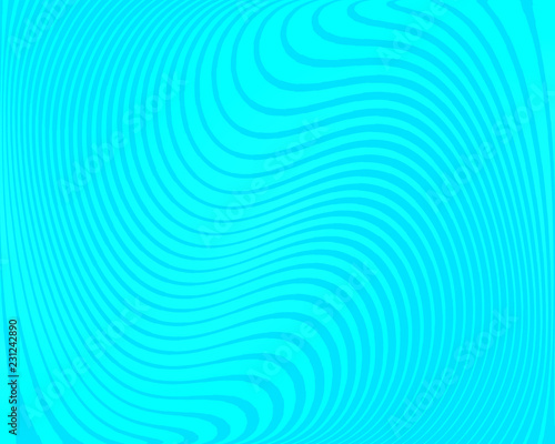Abstract pattern. Texture with wavy, curves lines. Optical art background. Vector illustration  