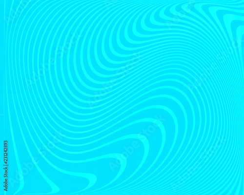 Abstract pattern. Texture with wavy, curves lines. Optical art background. Vector illustration  