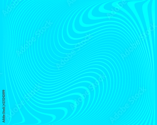 Abstract pattern. Texture with wavy, curves lines. Optical art background. Vector illustration  