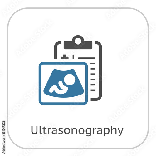Ultrasonography Flat Icon