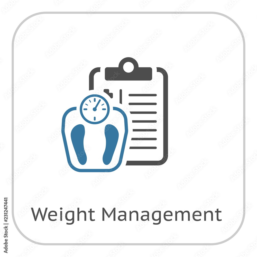 Weight Management Flat Icon
